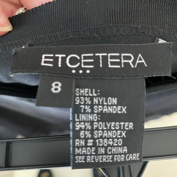 Fun black skirt from Etcetera, very flattering - Picture 3 of 3